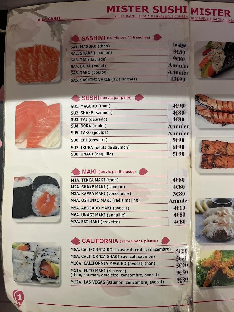 Mister Sushi - Menu Image 1